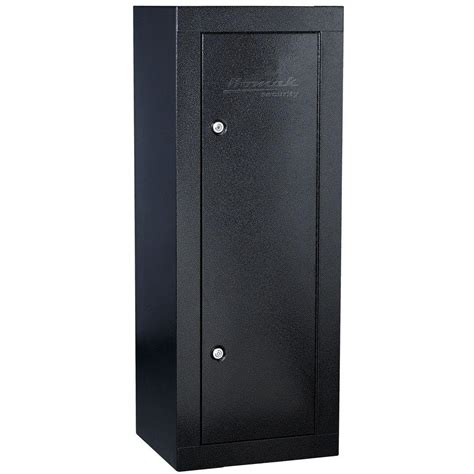 homak security12-gun black steel security cabinet|homak double door gun cabinet.